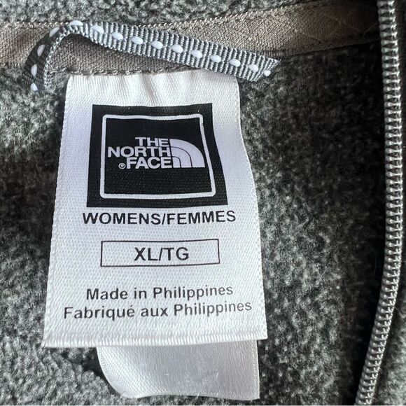 The North Face TKA 100 Glacier 1/4 Zip Fleece Pullover Heather Grey Size XL - Picture 2 of 10